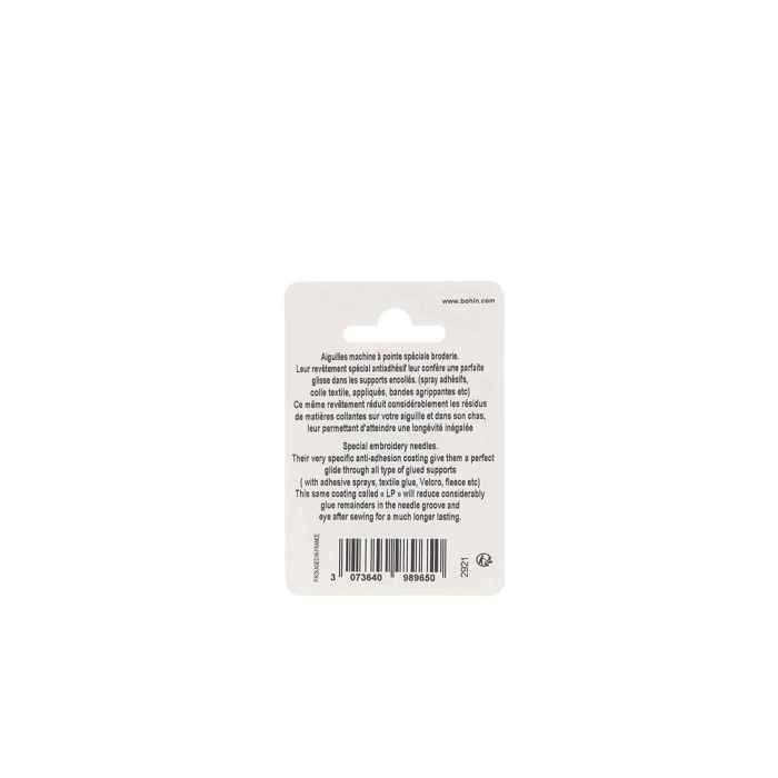 BOHIN MACHINE NEEDLE ANTI-GLUE - BLISTER 5 (Box of 5)