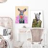 Koala Highland Cow Pauw Portrait Poster Gift Fun Fashion Alligator Deer Queen Rhino Print Animal Canvas Oil Painting Home Decor