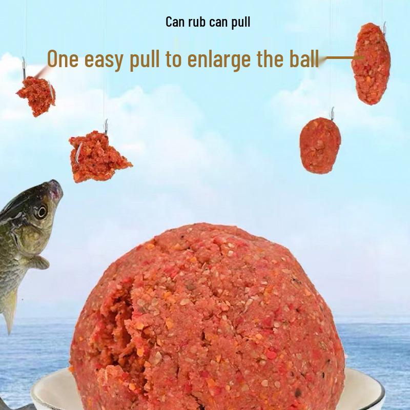 Western Bull B Red Worm Crucian Carp Bait - Fresh, High-Protein, for Autumn/Winter Wild Fishing