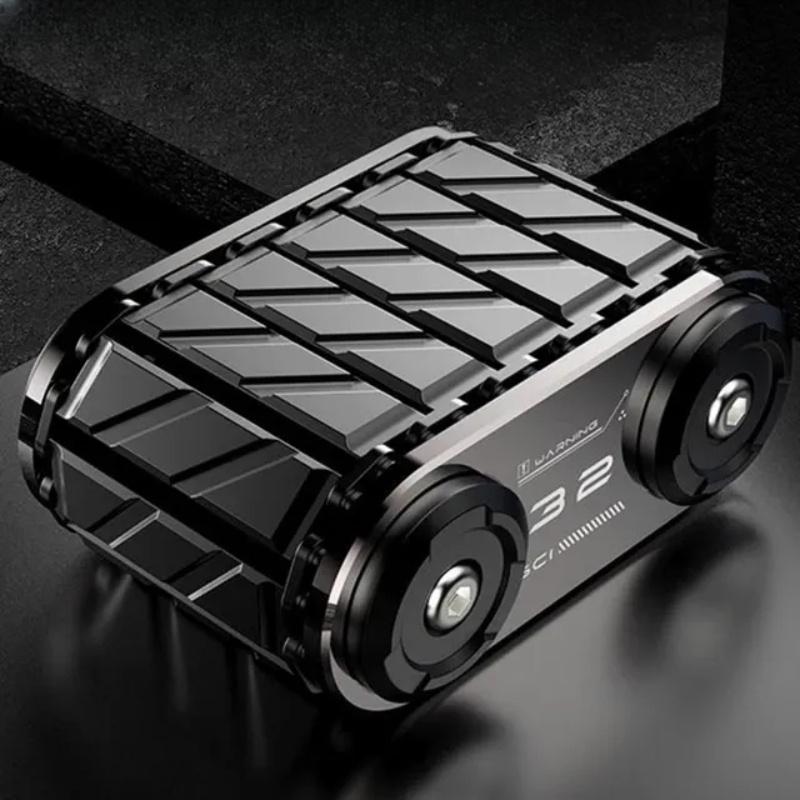 

1 шт., крутой танк, роликовый ролик, аутизм, СДВГ, металлические EDC игрушки, игрушки для офисного стола, игрушки для снятия тревоги, снятие стресса, подарок для взрослых чёрный