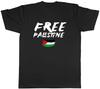Free Palestine Herren T-Shirt Distressed Vintage Tee Geschenk