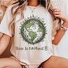 There Is No Planet B T Shirt Hand Drawn Earth Nature Eco Conscious Clothing Minimalist Environunisextal Vintage Soft