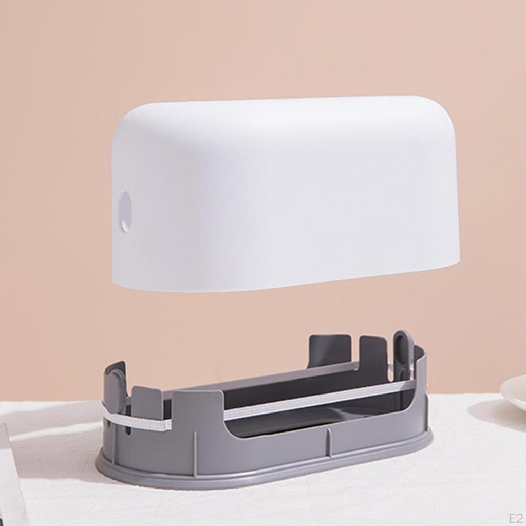 Elegant Plastic Tissue Box Holder for Bathroom Vanity Decor