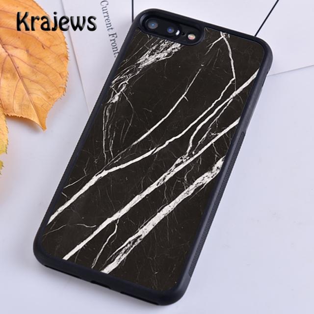 Krajews Czarny i złoty marmur Etui na telefon Pokrowiec Dla iPhone 14 5 SE 6s 7 8 plus X XR XS 11 12 13 pro max Samsung S21 S22ultra Plus