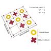 Tic TAC Toe Game Noughts and Crosses Puzzle Games Classic Brain Teaser XO Chess Board Toy