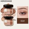 Southeast Asia Best-Selling Soft Blend Six-Color Eyeshadow Palette – Matte & Shimmer, No Fallout, Easy Blend, Yellow Skin Friendly