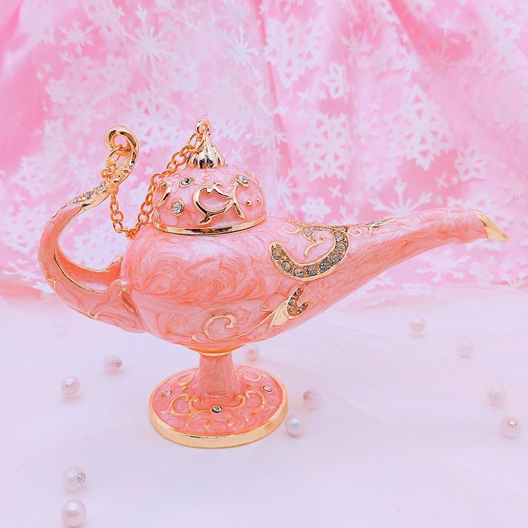 Birthday gift handmade search banner magic lamp metal jewelry box craft gift