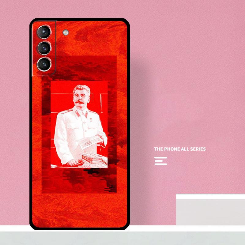 

Stalin Soviet Phone Case For Samsung Galaxy S26 S23 Ultra S20 S21 S22 S24 S25 Plus S10 S25 FE Cover Coque Galaxy S24 FE
