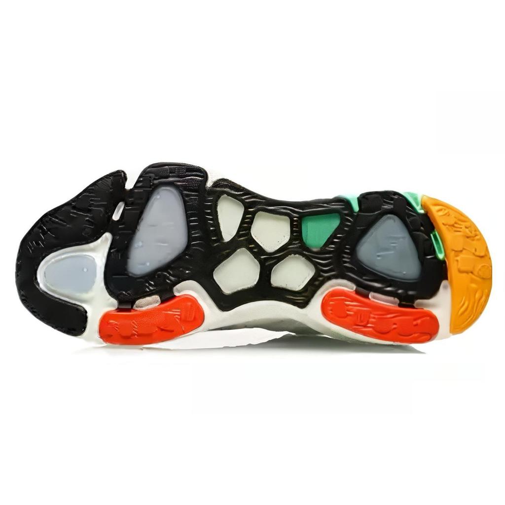 Li Ning Arashi Plus Slip Resistant And Breathable Low top Running Shoes Men's White Multicolor ARHQ071-11