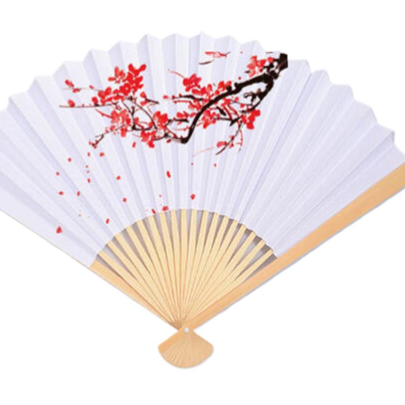 Cute Mini Blank Fan Child Kids Diy Art Fan Wedding Birthday Party Favors Girlfriend Boyfriend Idea Gift Children Diy Drawing Fan