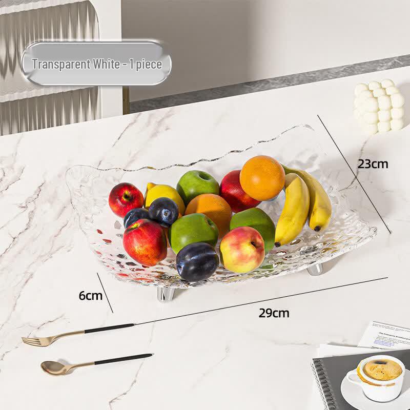 Light Luxury Melamine Fruit & Snack Tray