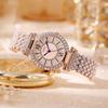 Full Diamond Alloy Steel Belt Watch Light Luxury Gypsy Quartz Watch Niche High-End Women'S Watch
