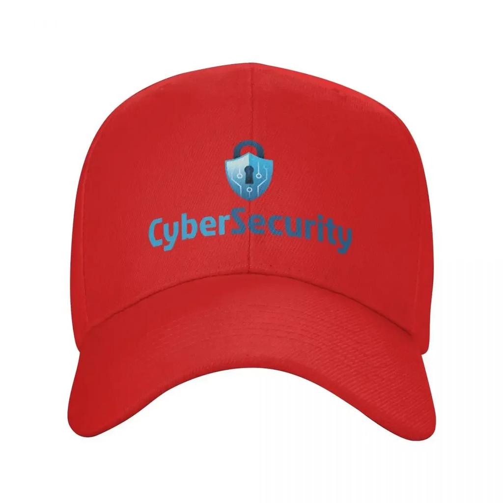 Cyber Security Lock Blue Baseball Cap Sun Cap Luxury Unisex Hat Trucker Cap Christmas Hat Hats Unisex Womens