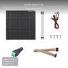 RGB Lightemitting Diode Array Display, Adjustable Brightness, HUB75, Flexible, DIY 64x64 P2mm
