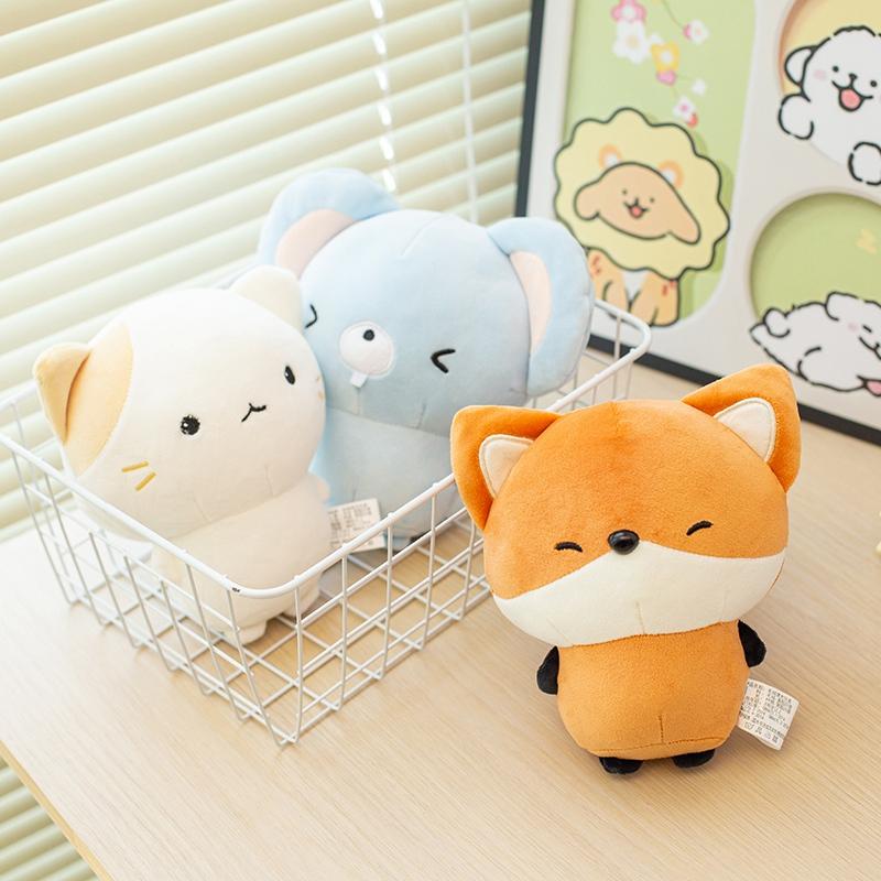 Fuchs Katze Maus Plüschtiere Entzückende Tier Stoffpuppen Kawaii Spielzeug Hobbys Sammlung Heimdeko Spielzeug Kinderpuppen Geburtstagsgeschenke
