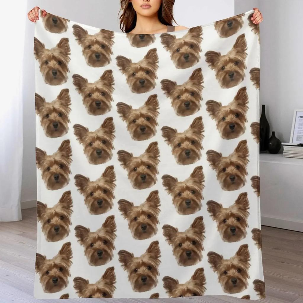 Yorkshire Terrier Throw Blanket Tourist Luxury Brand Sofa Bed Blankets Softest Single Sofas Blankets