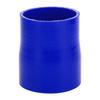 X AUTOHAUX 1pcs 76mm/2.99"-83mm/3.27" ID 100mm/3.94" Length 0 Degree Blue Car Silicone Hose Hose Universal