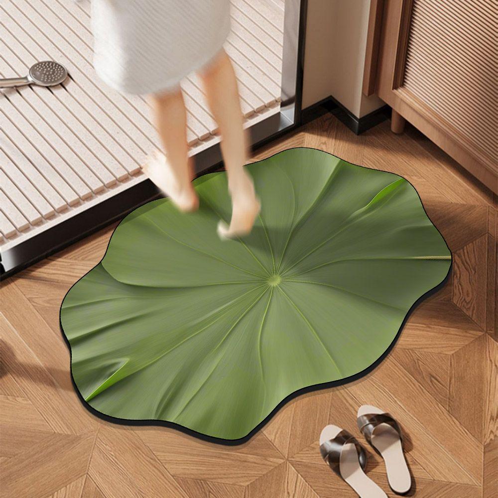 Bathroom Door Absorbent Mat Quick Drying Mat Dirt Resistant and Non Slip Bathroom Mat