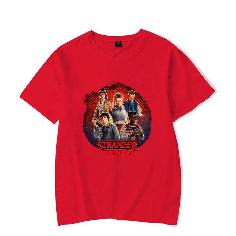 Stranger Things Unisex Y2K Short Sleeve Casual T-shirt