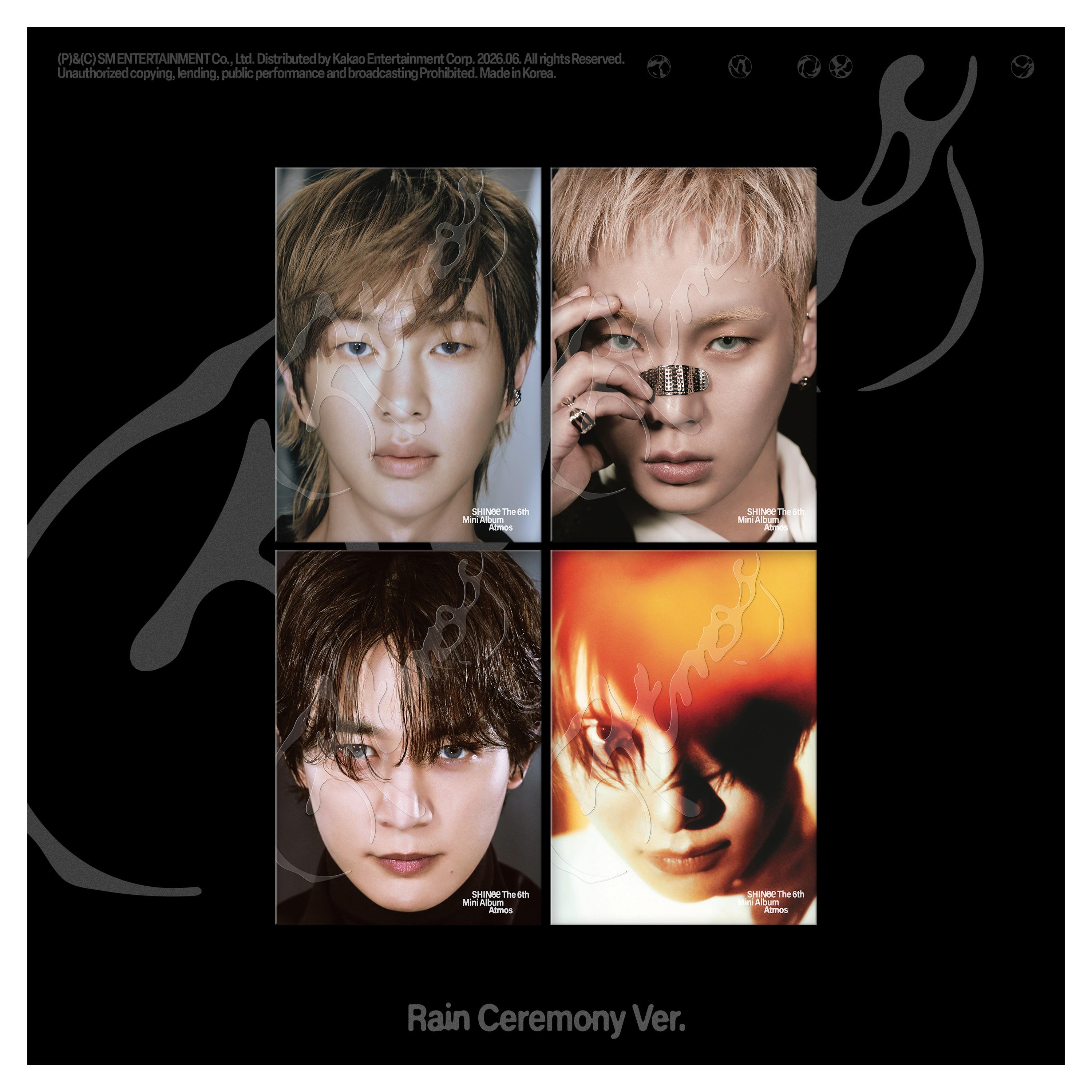 SHINee - Atmos 6-й мини-альбом RaIn Ceremony Ver. ТАЭМИН KPOP Альбом Фотобук Фотокарточка Коллекционный