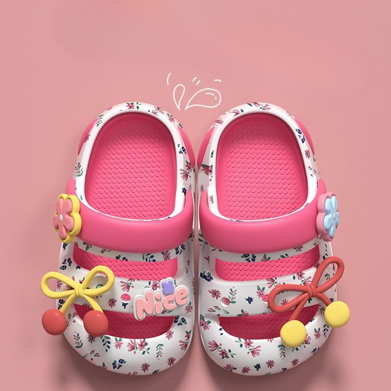 Cartoon-Kinderschuhe, Mädchenschuhe, Strandschuhe, Flip-Flops
