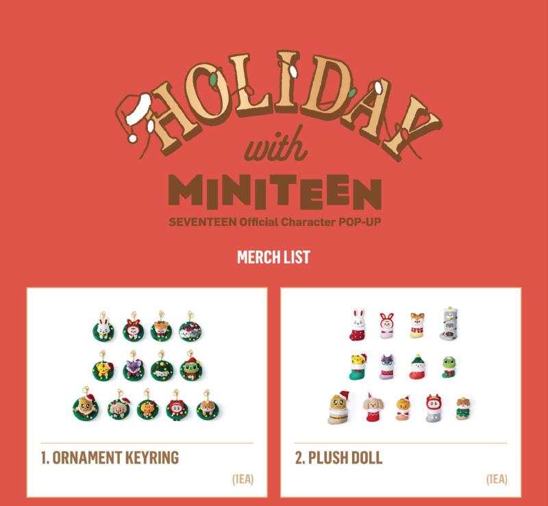 SEVENTEEN ‘HOLIDAY with MINITEEN’ Pop-Up Official Merchandise