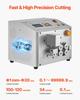 Auto Heat-Shrink Tube Cutter, Automatic Pipe Cutting Machine with LCD Display, 1mm-20mm Cutting Diameter, 0.1mm-99999.9mm Cutting Length, Ideal for