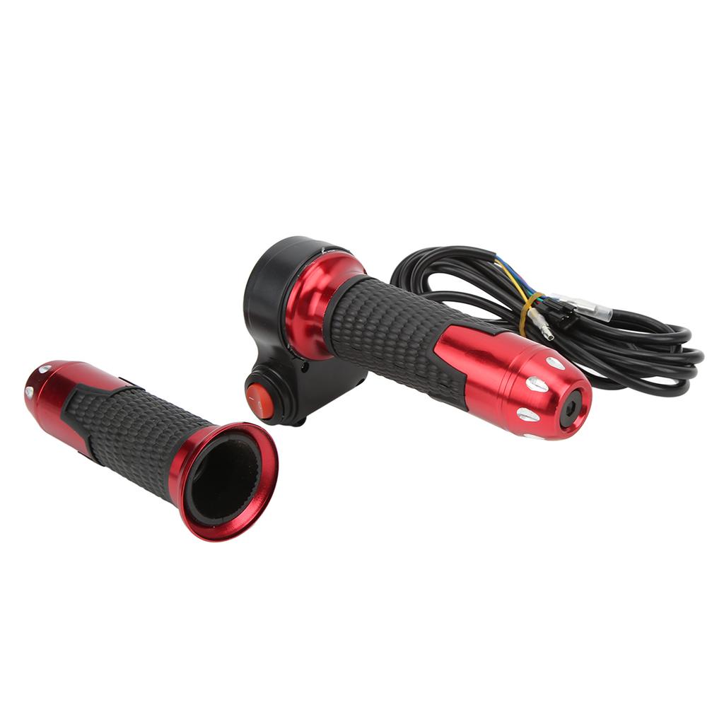 1 pár 12V?99V Plynové rukojeti Univerzální otočná plynová rukojeť Akcelerátor Rukojeť řídítek s tlačítkem pro