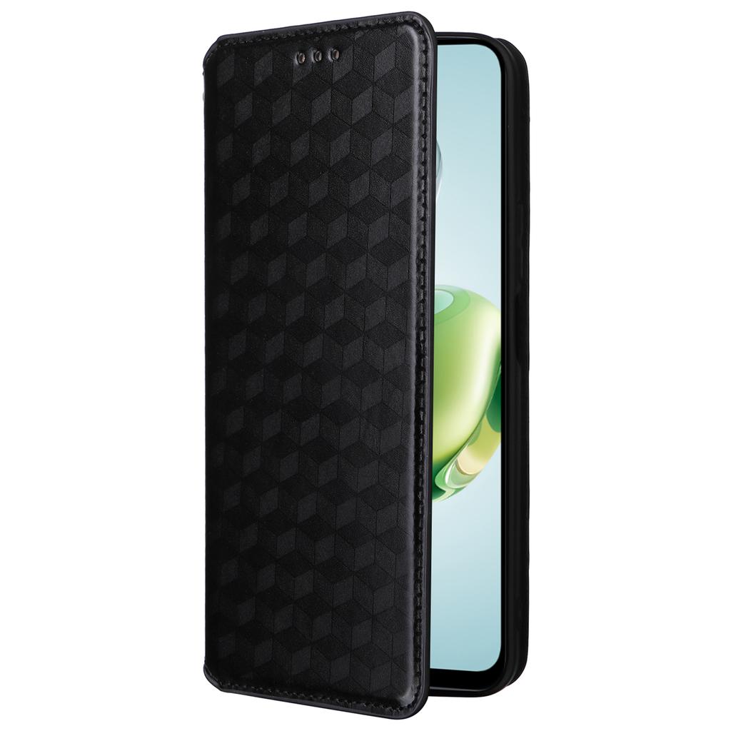 For Honor X7c 4G/200 Smart 5G/Play 60 Plus 5G/Play 9T Case Rhombus Imprint PU Leather Phone Wallet Cover