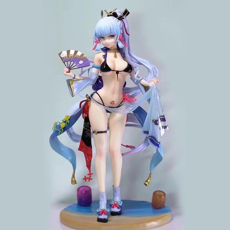 26cm Anime Genshin Impact Kamisato Ayaka Figure Model Doll Toys Gift