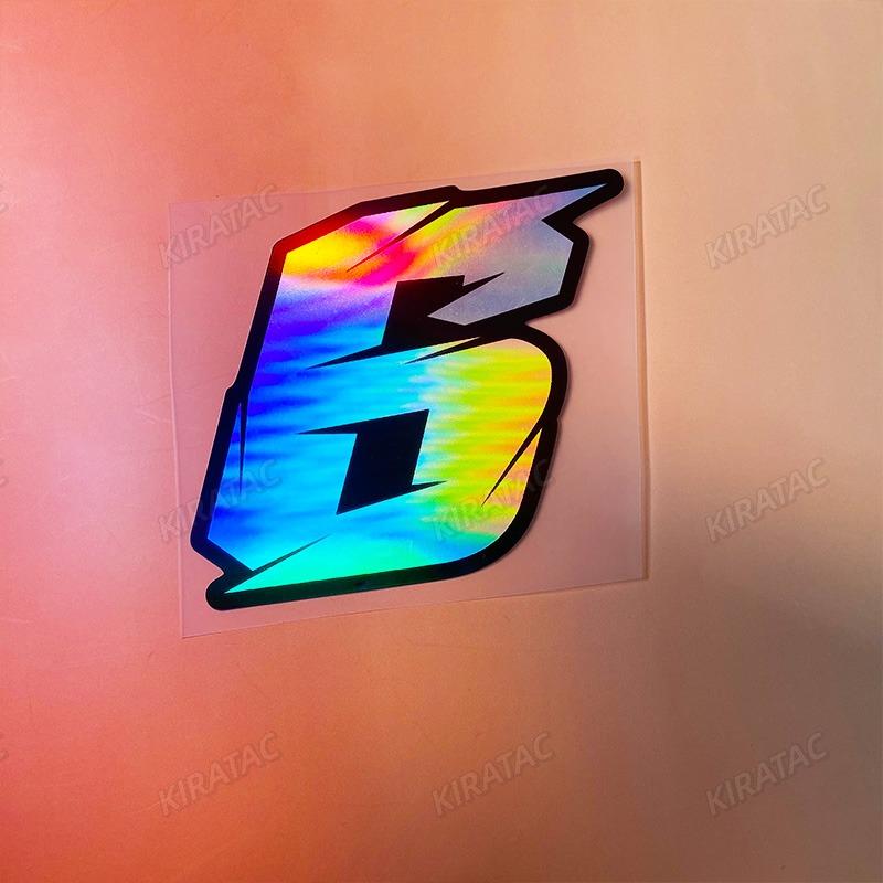 1PC 0~9 Laser Motorcycle Number Stickers Waterproof DIY Motorbike Fairing Vinyl Decals for BMW KTM YAMAHA Kawasaki Suzuki Honda