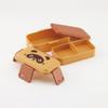 Skater Tanuki Bento Box, 600ml, Antibacterial, Soft Filling, Dome-Shaped Lid, Two-Tier, Women's, Made in Japan, PFLW4AG-A