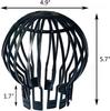 Round Mesh Outdoor Floor Drain Cover: Prevents Balcony Drain Clogging by Leaves and Rainwater. Ideal for Household Use.