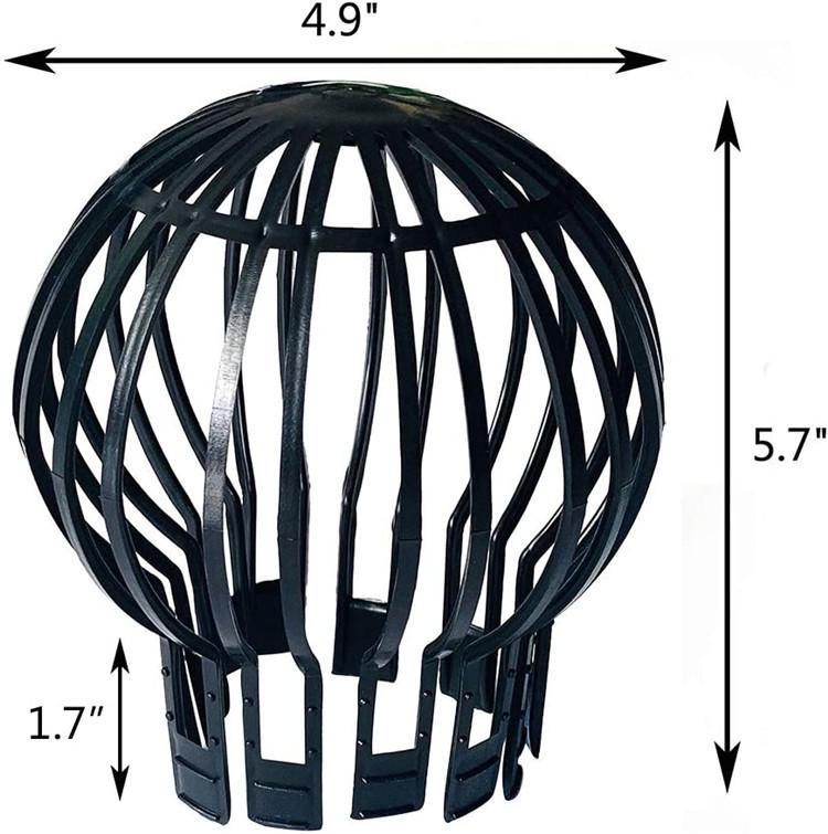 Round Mesh Outdoor Floor Drain Cover: Prevents Balcony Drain Clogging by Leaves and Rainwater. Ideal for Household Use.