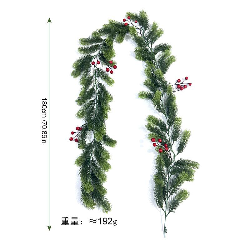 

1,8 метра пластиковая сосна и кипарис ротанг зеленый свадебный рождественский день украшения имитация ротанга сосновые иглы поддельные растения настенные подвесные