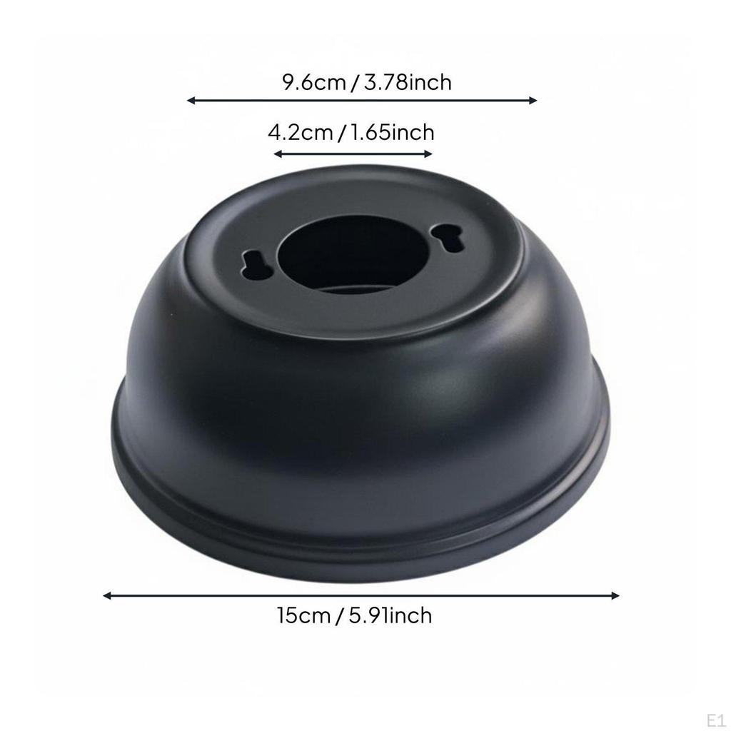 Bell-Shaped Ceiling Cover Easy to Install Fan Light Canopy Long-Lasting