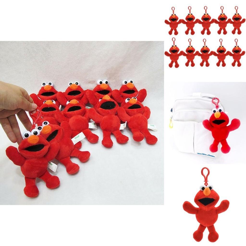 Sesame Street Elmo Plush Doll Adorable Red Stuffed Toy For Kids Gift Collectible