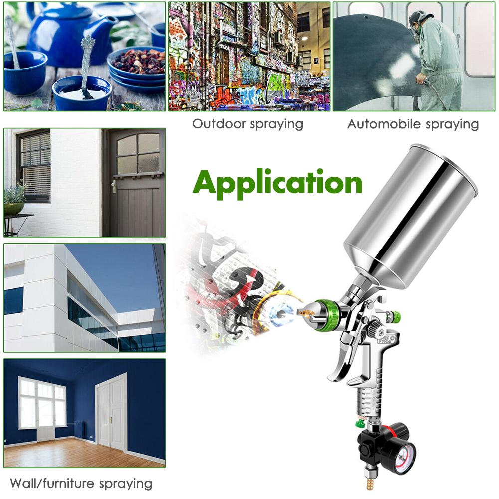 Spray Gun 2.5MM Nozzle HVLP Gravity Feed Power Tools Mini Air Paint Spray Gun For Painting Car Air Brush Spray Gun