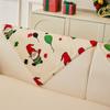 Winter Slipcover Father Christmas Funda Sofa Mats  Living Home Non-slip Sofa Cushion Couch Sofa Covers