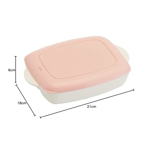 Skater Pre-made Bento to Eat at Home Bento Box M 640ml Lunch Plate Pink LHM1-A