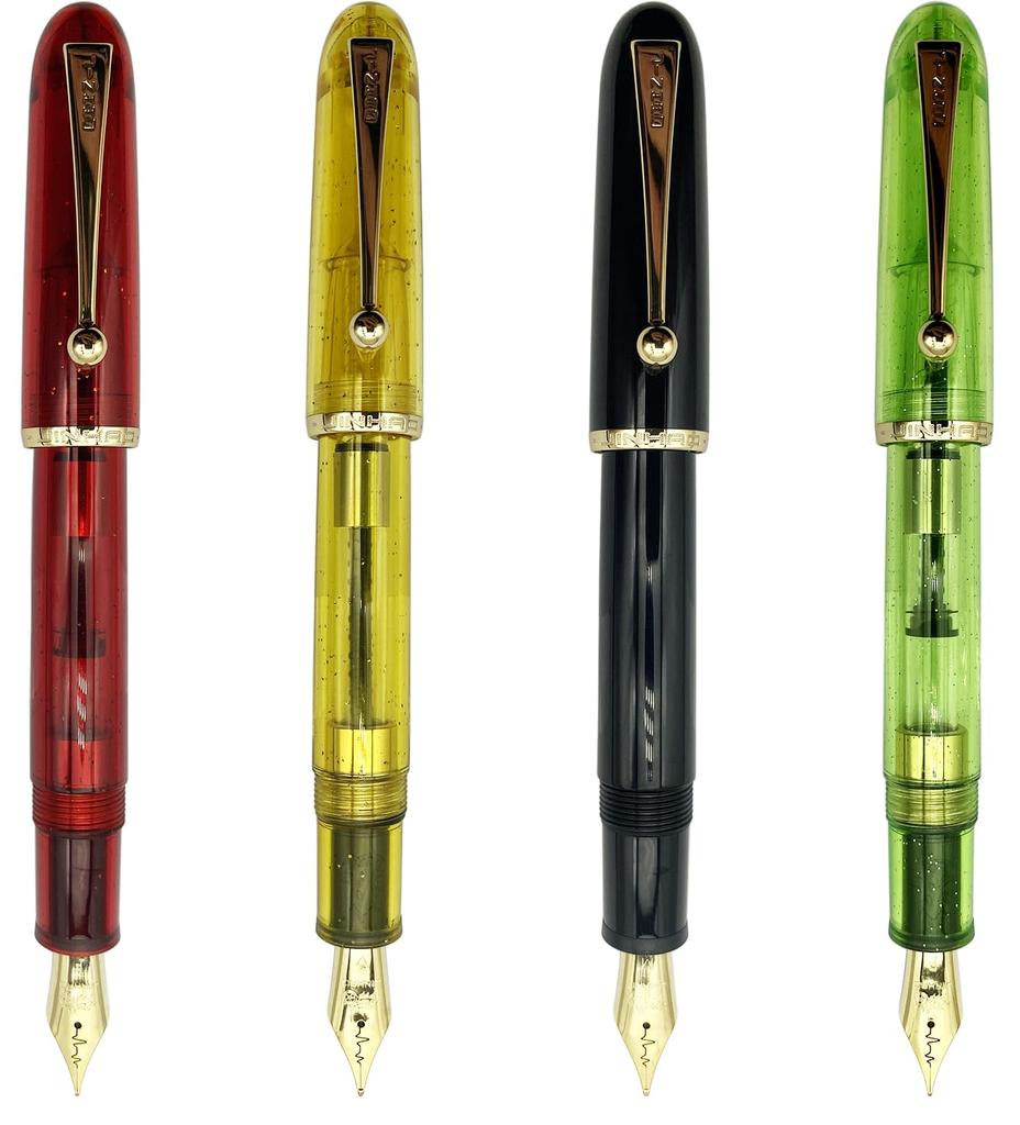 Gullor Acrylic Fountain Heartbeat Fine Nib Pen, Tip, Black, (0.5mm)