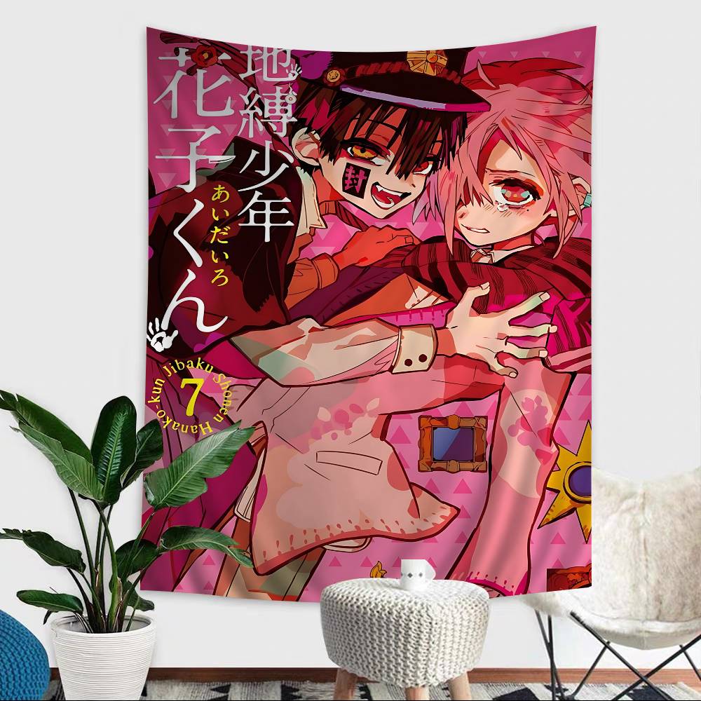 Anime Toiletbound Hanakokun Anime Tapestry Indian Buddha Wall Decoration Witchcraft Bohemian Hippie Wall Hanging Sheets