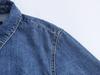 2025 Spring Women's European & American Style Denim Mini Dress