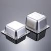 Stainless Steel Rectangular and Square Pans, Plates, Seasoning Boxes, Ice Cream, Jam, Powder, and Milk Tea Containers