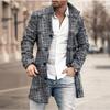 Nizi Men's Coat Medium and Long Woolen Coat