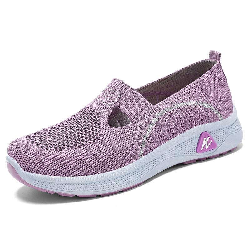 

Fashion Summer Shoes for Women Fashion Mesh Comfortable Breathable Slip on Platform Wedges Flats Zapatos De Mujer Loafers Sneakers 41