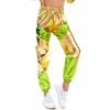 Kadın Metalik Parlak Jogger Pantolon Yüksek Bel Kargo Pantolon Hip Hop Pantolonu Kulüp Disko Dans Giyim İçin