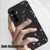 Blue Flowers Pattern Case For Samsung Galaxy S26 S25 Ultra S24 S23 S22 Plus S21 FE A15 A16 A17 A35 A36 A54 A55 A56 5G Soft Cover