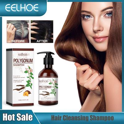 Szampon do włosów czarnych Polygonum Multiflorum Nourishing White Grey Cover Anti Dandruff Treatment Scalp Damaged Herbal Hair Cleansing