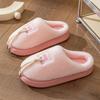 Cotton slippers home autumn and winter cartoon cotton shoes shoes warm plush thick soled plush couple cotton mop